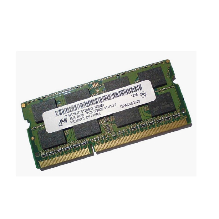 رم لپ تاپ کارکرده میکرون DDR3 مدل MICRON 4GB PC3L 1600Mhz
